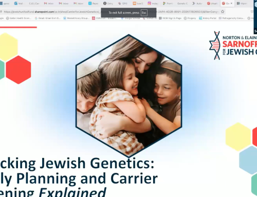 Jewish Genetic Disorders and Carrier Screening